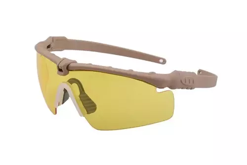 Glasses Tactical - Tan/yellow